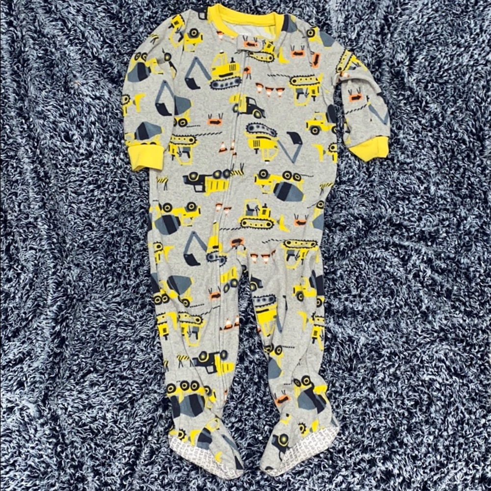 Carter’s construction 🏗 footie pajamas